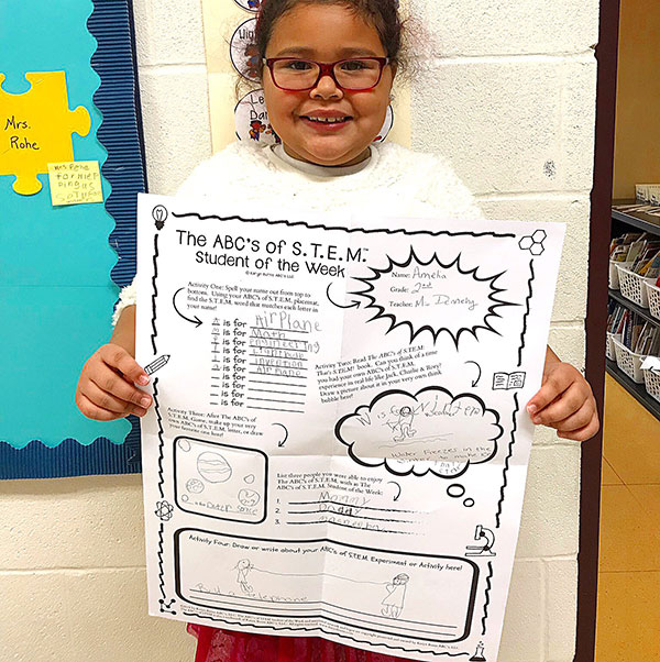 The ABC's of STEM Student of the Week Program from Karyn Burns ABCs Student Smiles